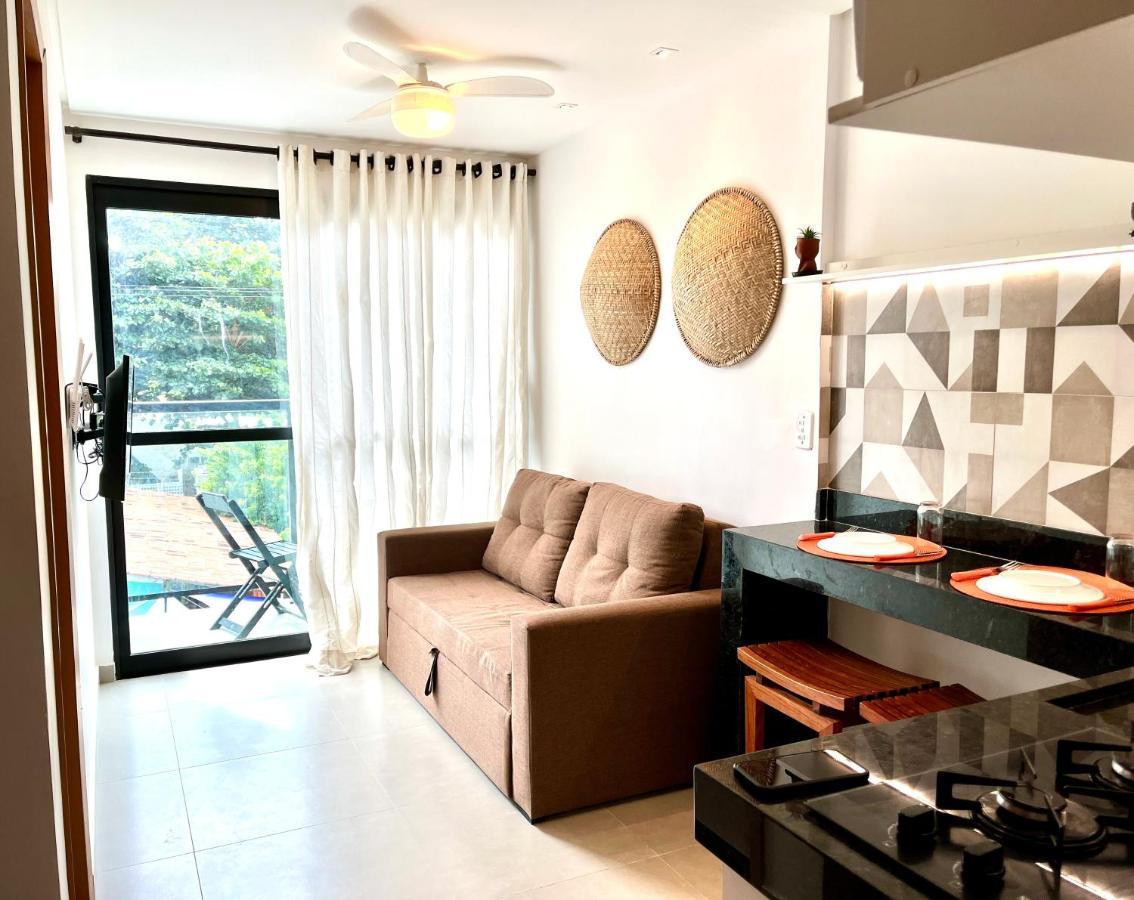 Flat Mobiliado A 15 M Da Praia อิโปจูกา ภายนอก รูปภาพ